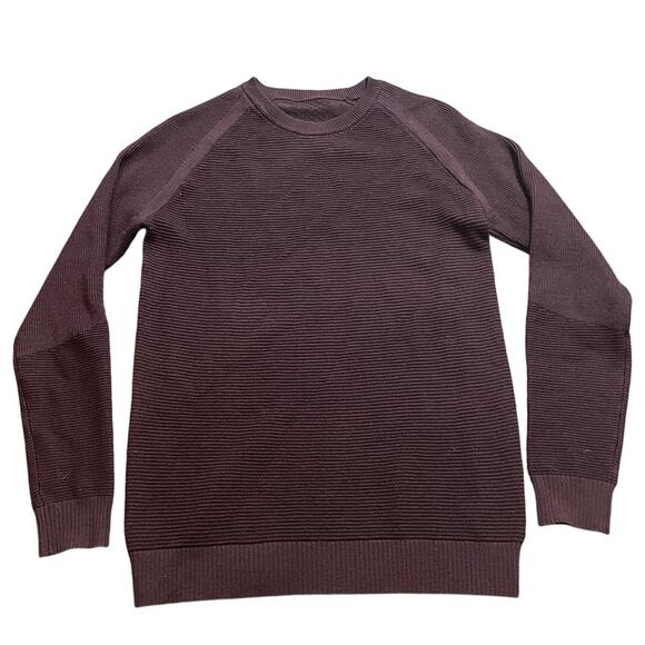 Lululemon Simply Wool Sweater Black Cherry Plum Fits Womens Size Small - Picture 2 of 7